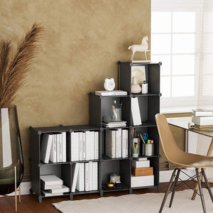 Boîte <span class=keywords><strong>de</strong></span> <span class=keywords><strong>rangement</strong></span> combinée en plastique multi-usages avec porte-bouteilles pour l'organisation du salon et <span class=keywords><strong>de</strong></span> la salle <span class=keywords><strong>de</strong></span> bain - Product Image 4