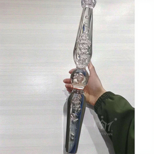 ราวบันไดในร่มแบบทันสมัยหรูหราเสาใสทำจากพลาสติกใสราวจับคริสตัลราวบันไดอะคริลิค - Product Image 4