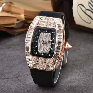 Montre de luxe pour femme, en alliage, cadran carré, à quartz, avec strass, modèle 2025, vente en gros, dernière collection, meilleures ventes - Product Image 6