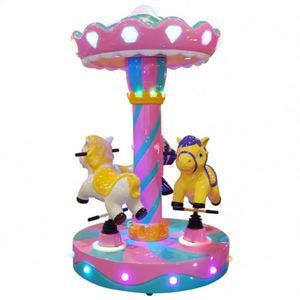 Manège pour enfants en forme de crème glacée à trois places, carrousel à monnayeur pour enfants, équipement de parc d'attractions - Product Image 4