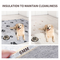 Tapis de sol pour animaux de compagnie, non tissé, épais, chaud, résistant à l'humidité, résistant à l'usure, lavable, tapis de couchage pour chien et chat