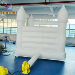 Château gonflable commercial de haute qualité 3x3m blanc pour mariage, idéal pour les événements - Product Image 5