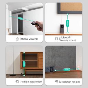 เครื่องวัดระยะทางด้วยเลเซอร์อัจฉริยะ <span class=keywords><strong>Xiaomi</strong></span> Mijia พร้อมจอ LCD แสดงผลแบบเรียลไทม์ ใช้งานร่วมกับ <span class=keywords><strong>Mi</strong></span> <span class=keywords><strong>Home</strong></span> ได้ - Product Image 2