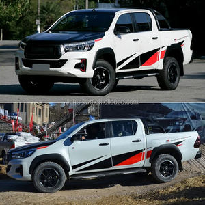 Kit de décalcomanies en vinyle rayures Gazoo Racing Sport autocollants pour <span class=keywords><strong>Toyota</strong></span> Hilux 2015-2024 GR Sport décalcomanies - Product Image 2