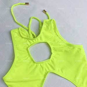 Traje de baño de una pieza sexy y económico con espalda descubierta para fitness, bikini, ropa de playa para mujer, estilo brasileño personalizado - Product Image 3