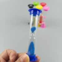 Minuterie de sable sablier coloré verre de sable horloge de sable ensemble de minuteries 30sec 1min 2mins 3mins 5mins 10mins cadeau de minuterie pour les enfants