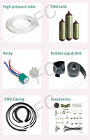 Kit de conversion CNG FC 3rd-Gen-Système GNV complet pour carburateur et moteurs EFI