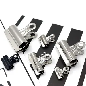 Hot Selling Different Size Metal Bulldog Clips Bulldog Grip Clips For Office Home Using