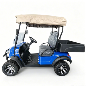Carrito de Golf Eléctrico Utilitario de 2 Plazas 2026, Vehículo de Trabajo Agrícola con Plataforma de Carga Personalizable - Product Image 1