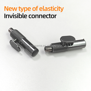 Usine en gros plaque de couche mobile connecteur Invisible deux-en-un connecteur <span class=keywords><strong>attache</strong></span> de Support de plaque de couche, clou de plaque de couche - Product Image 3