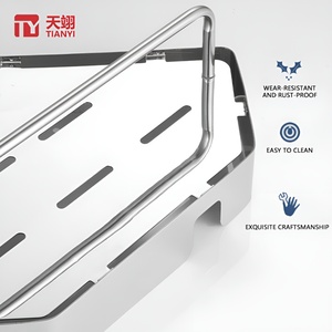 High Quality Bathroom Wall Mount Stainless Steel Shower <b>Shelf</b> Triangle <b>Corner</b> <b>Shelf</b> - Product Image 2