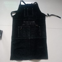 Tablier en cuir jaune doré sans manches SID pour fournitures, fabriqué au Guangdong