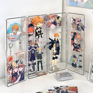 Vitrine Murale Mini en Acrylique Transparent pour Figurines Blind Box et Badges, avec Supports Magnétiques - Product Image 1