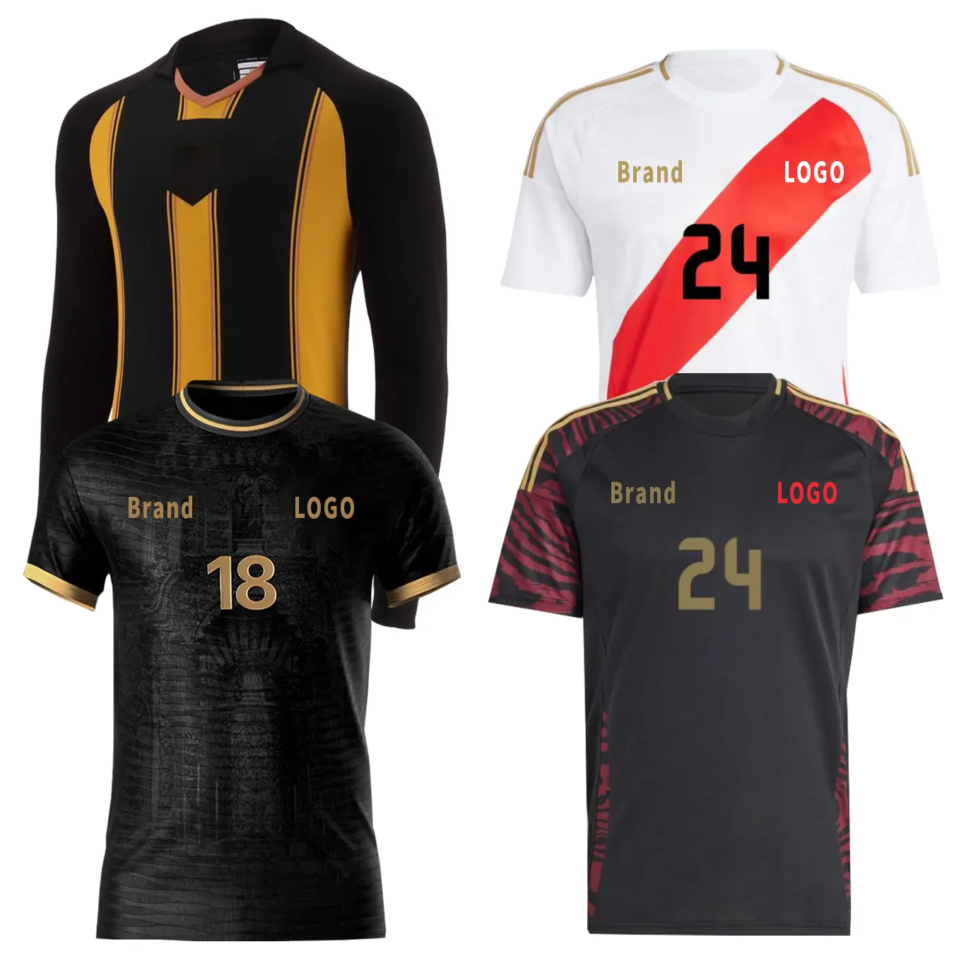 Camiseta de fútbol para Hombre de calidad tailandesa 2024, camisetas de fútbol Club originales del, uniforme de Playeras de Hombre, camisetas de fútbol de Tailandia