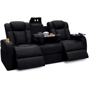 Cinéma maison personnalisé privé salle vidéo personnalisée villa canapé inclinable électrique en cuir canapé de massage - Product Image 1