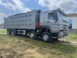 HOWO8x4 Dump Truck New Used Diesel Fuel Heavy Truck for Africa Central Asia Weichai Engine Fast <b>Gear</b> <b>Box</b> Left Steering Rear - Product Image 2