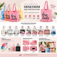 Sac fourre-tout en toile basique personnalisé avec slogan imprimé en couleur, coutures renforcées, grande capacité, cadeau d'entreprise promotionnel