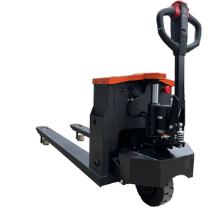 Chariot élévateur électrique, capacité de charge de 3 tonnes, longueur de fourche de 1500 mm, batterie au plomb-acide, utilisation en intérieur, pneus pleins, fonctionnement à roues motrices arrière - Product Image 1