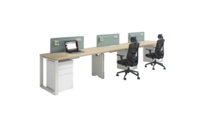 Bền Và An Toàn Quản Lý Cáp Thiết Kế 2 3 4 Người Duy Nhất Hàng Tuyến Tính Máy Trạm Đồ Nội Thất Văn Phòng Tủ Bàn - Product Image 6