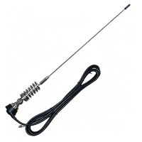 Antenne mobile ZARA VHF175M, antenne à fouet large bande pour véhicule, antenne à ressort magnétique 136-174 MHz
