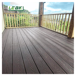 Tarima Exterior de WPC de 140 x 25 mm, Moderna, Antideslizante, Impermeable, Ecológica, Superficie Lisa Cepillada, Más Colores Disponibles - Product Image 2