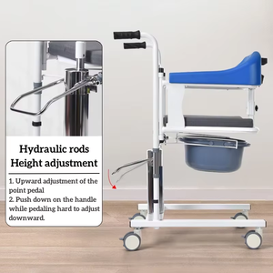 Silla Elevadora Hidráulica para Transferencia de Pacientes, de Sentado a de Pie, con Escritorio, para Personas con Discapacidad, para Inodoro y Ducha - Product Image 5