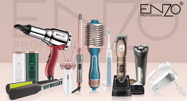 ENZO Hair Dryer Brush Multi-Function Styling Tool - Main Image