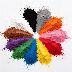 Pigmento Inorgánico en Polvo <span class=keywords><strong>de</strong></span> Óxido <span class=keywords><strong>de</strong></span> Hierro Fe2O3 <span class=keywords><strong>de</strong></span> Alta Opacidad, Rojo, Amarillo, Negro, Termoestable, Ecológico y Resistente a la Intemperie - Product Image 1