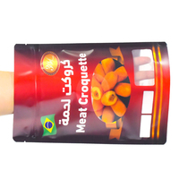 Sachets Mylar refermables personnalisés imprimés en héliogravure pour emballage alimentaire et snacks, pochettes en aluminium à fond plat réutilisables