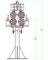 Compteur de mesure de longueur de fil de Type Caterpillar de petit diamètre de haute précision 6-30mm pour câble