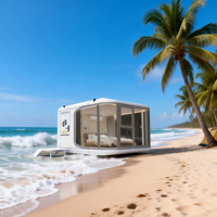 Maison Capsule Portable de Luxe Préfabriquée pour Magasin Urbain, Hôtel et Entreprise Airbnb