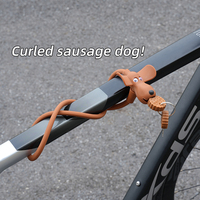 Serrure en silicone de forme animale mignonne pour la serrure extérieure portative de vélo de chien de silicone avec la clé