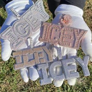 Yu Ying OEM/ODM, Colgante de Moissanita Personalizado en Plata de Ley 925 Chapada en Oro con Moissanita GRA - Product Image 6