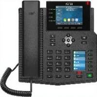 X6U Üst Düzey IP Telefon Üç Renkli Ekran 20 SIP Hattı 60 DSS Tuşu Dahili 4.2 6 Yönlü Konferans VoIP SIP Telefon