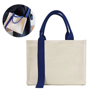 Custom <b>Canvas</b> <b>Bag</b> Streamer <b>Tote</b> Diagonal Shoulder logo Custom Hand <b>Canvas</b> <b>Bag</b> - Product Image 1