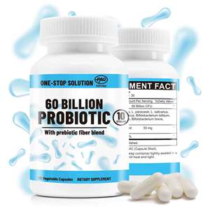 อาหารเสริมโปรไบโอติกส์ฉลากส่วนตัว โปรไบโอติกส์ 60 พันล้านแคปซูล วิตามินเสริมอาหารที่ปรับแต่งได้ - Product Image 2