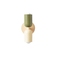 Lampe murale industrielle LED à double tête, lumière douce, sans scintillement vidéo, blanc chaud, intensité réglable, pour salon