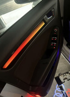 Éclairage d'ambiance dynamique 64 couleurs pour Audi A5 B8 Sportback 2007-2016, accessoires de mise à niveau de l'éclairage LED intérieur de la voiture