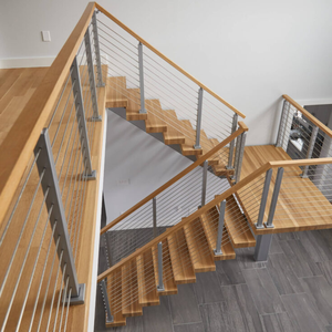 <strong>Wood</strong> Handrails <strong>Hand</strong> Railing Steel <strong>Rail</strong> for Stairs Indoor and Outdoor Stair Railing System - Product Image 6