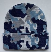 Gorro de Punto Jacquard con Camuflaje, Unisex, para Hombre y Mujer, para Viajes al Aire Libre, Cálido para el Invierno