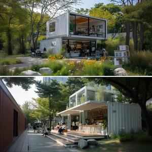 Cosses commerciales modulaires urbaines Espaces <span class=keywords><strong>de</strong></span> vente au détail et <span class=keywords><strong>de</strong></span> café transparents Design contemporain pour les rues et les hôpitaux <span class=keywords><strong>de</strong></span> la ville Conteneurs fabriqués - Product Image 6