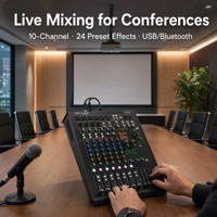 Console de mixage 10 voies