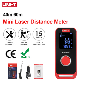 UNI-T LM40Mi Laser Distance Meter 40m 60m Mini Rangefinder Digital Laser Tape <b>Measuring</b> Construction <b>Tool</b> Laser Range Finder L57 - Product Image 1