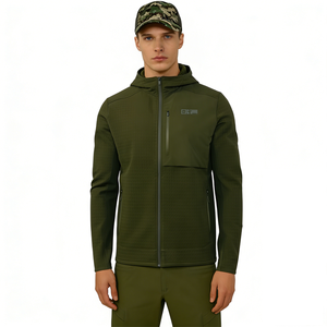 Sudadera con Capucha de Forro Polar Aislante para Hombre, Estilo Casual, Resistente al Agua y al Viento, Chaqueta de Caza para Invierno, Cómoda y Cálida - Product Image 1