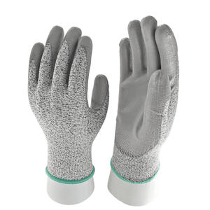 Guantes de Trabajo de Seguridad Anti-Corte con Recubrimiento de HPPE Nivel 5 y Baño de PU, Guantes a Prueba de Cortes - Product Image 2