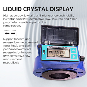 Tùy chỉnh hiệu suất cao IP68 bảo vệ loại thẻ siêu âm Đồng hồ nước RS485 đầu ra DN50-DN150 kỹ thuật số Lưu lượng nước mét - Product Image 2