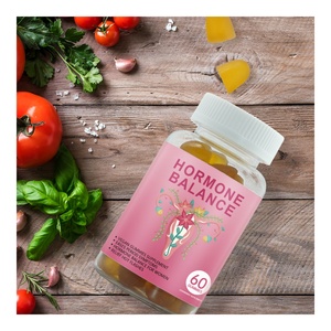 Gummies PMS Chinaherbs OEM/ODM/OBM pour l'équilibre hormonal, contenant des herbes d'Ashwagandha KSM, de Chasteberry et de Cimicifuga noir - Product Image 1