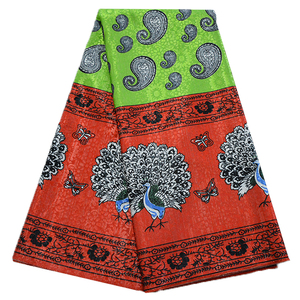 Precio al por mayor Impresión digital Africana Impresión de cera Brocado Jacquard Ankara Tela - Product Image 1