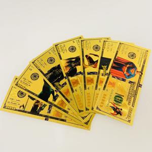 Uang Kertas Koleksi Berlapis Emas Plastik $100, Replika Uang Koleksi Film Marvel Super Heroes - Product Image 2