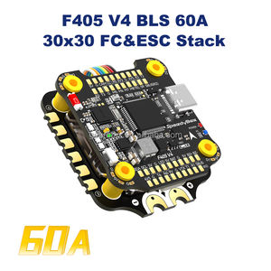 Contrôleur de vol UAV Parts + BLHeli_S J-H-40 <span class=keywords><strong>4</strong></span>-en-1 ESC Drone Composants pour SpeedyBee F405 <span class=keywords><strong>V4</strong></span> BLS 60A 30x30 Stack + Module GPS - Product Image 2